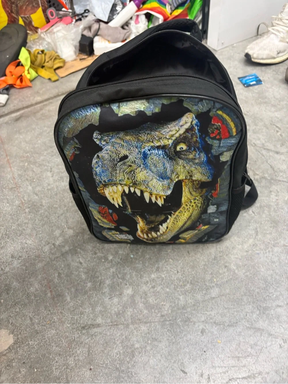 Back to School Stylish and Bright T-Rex Backpack